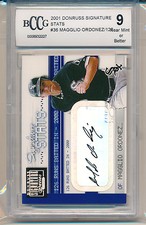 2001 Donruss Signature Stats Magglio Ordonez(#36) (030/126) BCCG9 BGS