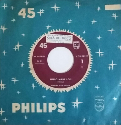 7'' Herman van Keeken - Hello Mary Lou
