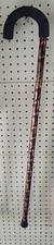 Walking Stick Cane Pole Sturdy Aluminium 92cm Long Crook Foam Cover Handle
