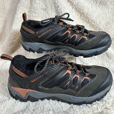 Camel Crown Mens Hiking Boots Outdoor Shoes Non-Slip Low Top Dark Grey Size 8/41