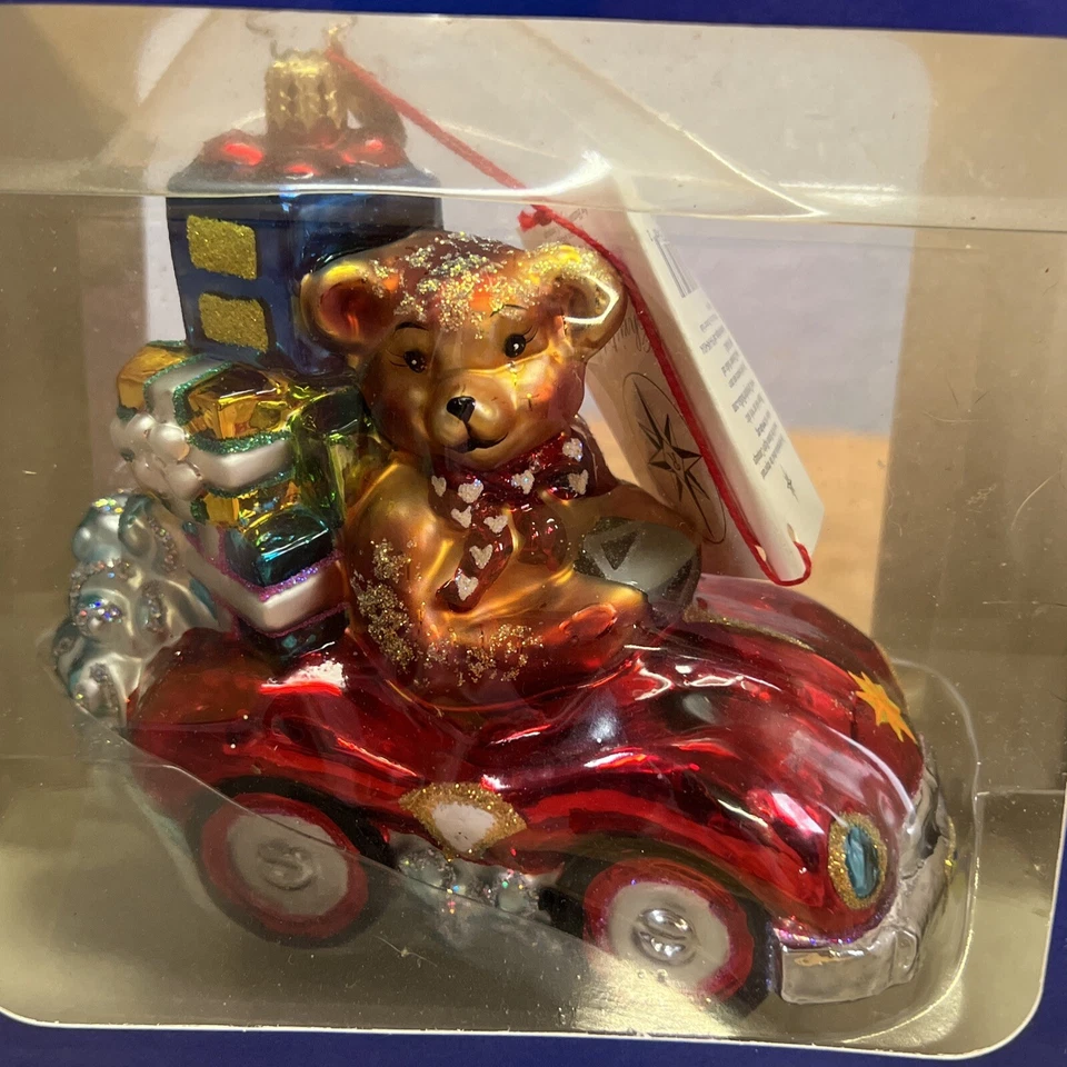 Ornamento de Natal Radko BEARIE 95-038-0 CAMPANHA PELOS DIREITOS HUMANOS - Imagem 4 de 4