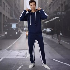 Mens Sweatsuits 2 Piece Sport Tracksuit Jogger Sweat Suits Jogging Outfits