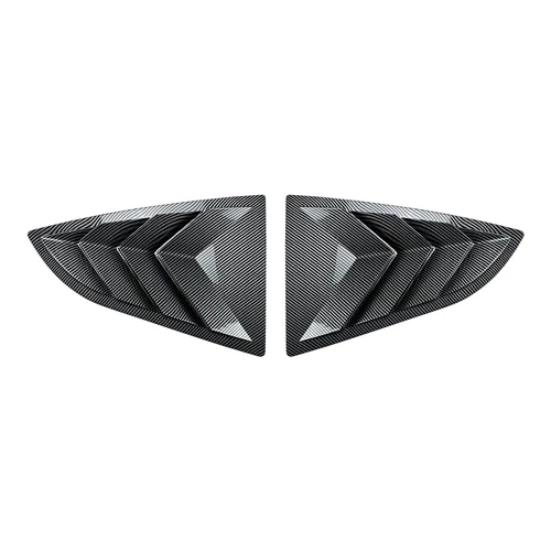 For Toyota GR86 Subaru BRZ 2022-2025 ABS Carbon Fiber Rear Window Louver Covers - Foto 4 di 7