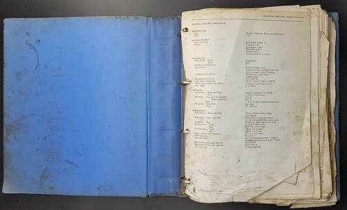 Jaguar XJ12 Repair Operation Manual, Approx 1972, Genuine Factory Ring Binder - Picture 3 of 11