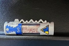 Power Rangers Dino Super Charge Charger Number #3 Blue Stegosaurus Energem