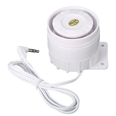 SIRENA FILARE POTENTE 120DB INTERNO ESTERNO 12V DC ALLARME ANTIFURTO PICCOLA