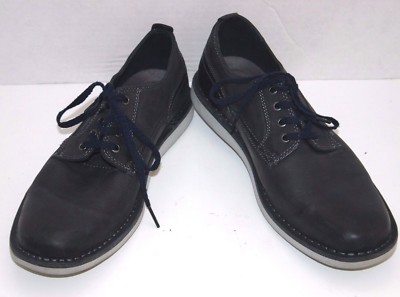Rockport Navy Blue Lace-Up Derbys Crafted By Rockport Navy Blue Leather Casual Derby Lace Up  main image 2