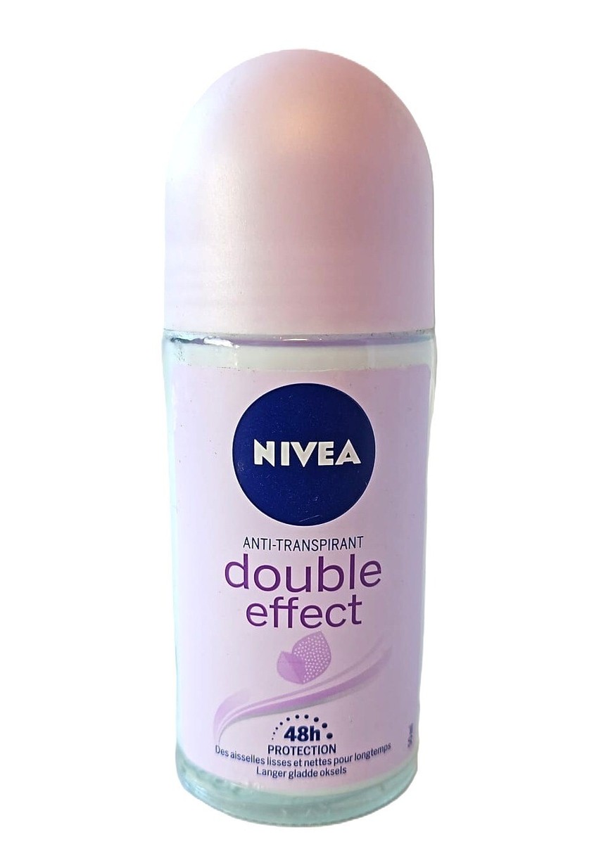 6x NIVEA Double Effect Deo Roll-On 50 Ml – Für Langanhaltende Glätte & 24h Schutz, Vorrats-Packung