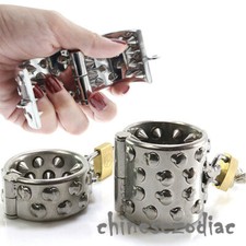 Spike Penis Ball Stretcher Lock Ring Scrotum Squeeze Torture Male Delay Enhancer