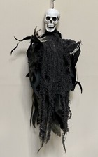 Creepy Halloween 23  Hanging GRIM REAPER / SKELETON Prop: Haunted House
