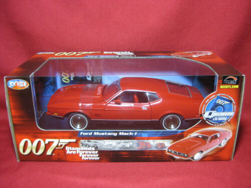1:18 Ford Mustang Mach 1 James Bond Diamonds Are Forever Sean Connery 007 Ertl - Picture 1 of 3