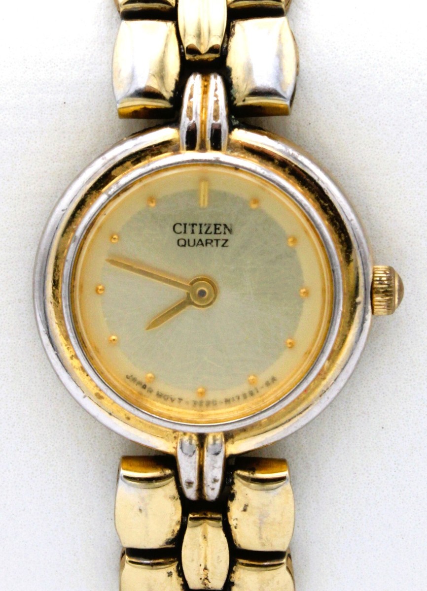 Citizens Gold Tone Women's Dress Casual Bracelet ¾” Round
