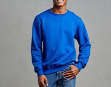 Russell 698HBM1 Men's Dri-Power Fleece Crew Sweatshirt Size Medium, Color Royal