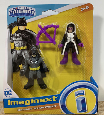 Imaginext DC Super Friends 2 Figure Pack Batman & Huntress NEW