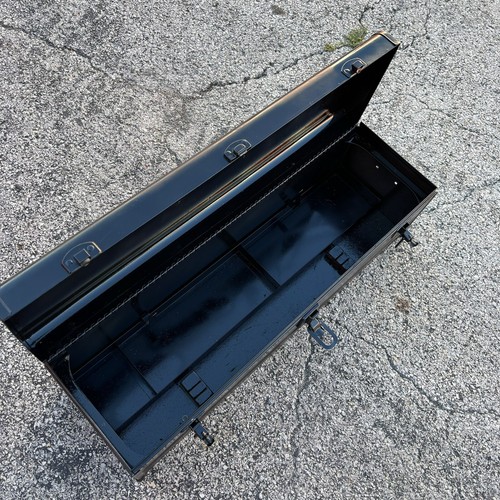 Vintage Craftsman Carpenters 30" Metal Tool Box With Tray 6517 - Picture 18 of 20