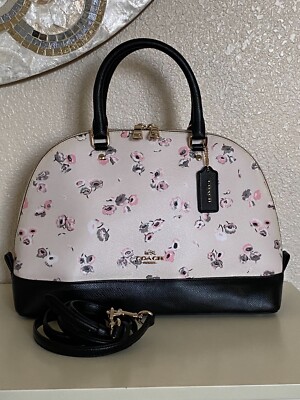 Coach Sierra Wildflower Floral Dome Satchel Shoulder Bag F37430