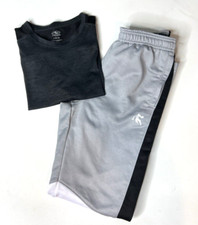 2-Piece Boys Set - Driworks T-Shirt Color-Block Sweatpants - Size 10/12 - EUC