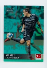 2021-22 Max Kruse Topps Stadium Club Chrome Aqua Refractor Union Berlin 65/199