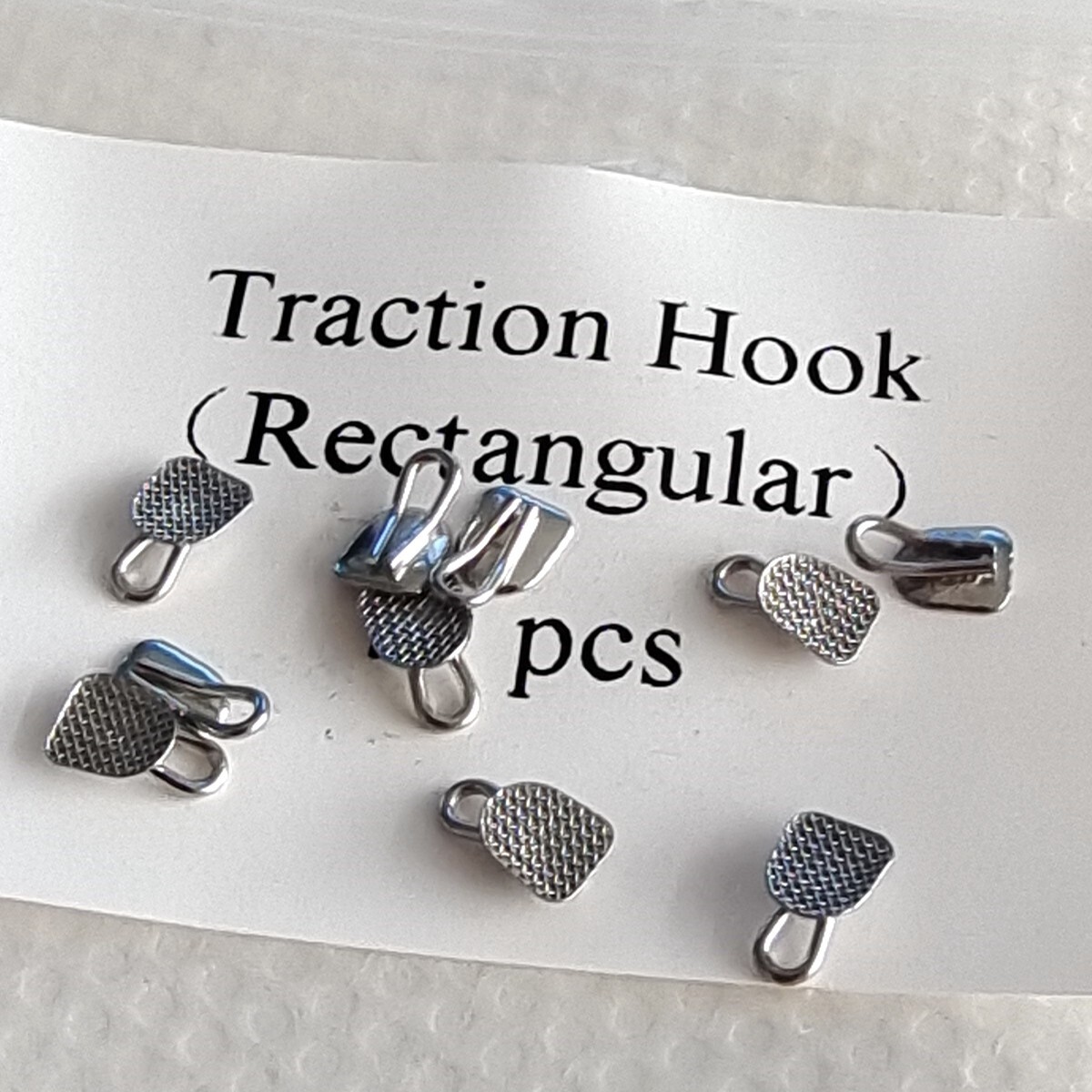 50Pcs Dental Orthodontic Brackets Traction Hooks Round/Rectangular