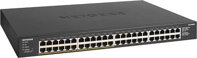 NETGEAR 48-Port Gigabit Ethernet Unmanaged PoE+ Switch (GS348PP) - with 24 x... 