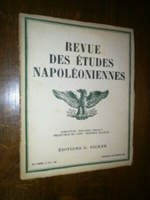 Revue des études napoléoniennes