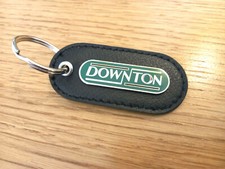 Classic Mini Cooper S Downton Leather Enamel Key Fob Works BMC ST Mk1 Mpi 1380 