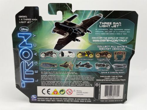 Tron Legacy Series 2 Three Man Light Jet Diecast Vehicle, Disney Spin Master - 第 3/3 張圖片