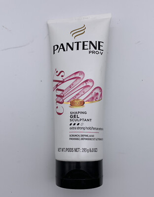Pantene Pro-V Curls Shaping Gel Extra Strong Hold Level 3 6.8 oz Disc