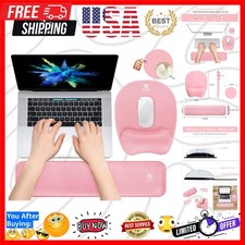 Memory Foam Set Wrist Rest Pad  Mouse Wrist Rest Support,Ergonomic Design fo...