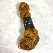 Moondrake Merino Linen Twist 1 Skein - Toffee - 100g - Superwash Merino Linen