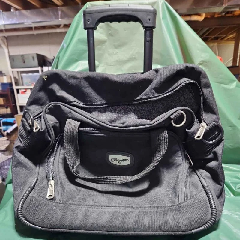 Olympia Bagaglio 29" Rolling Duffel Blu Con 8 Tasche: Borrone Da Viaggio Resistente E Capiente - 2