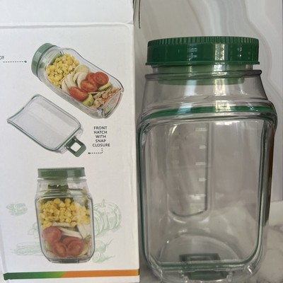  SaladKind salad jar Container, Portable Snack Box for Home, Travel, and Events