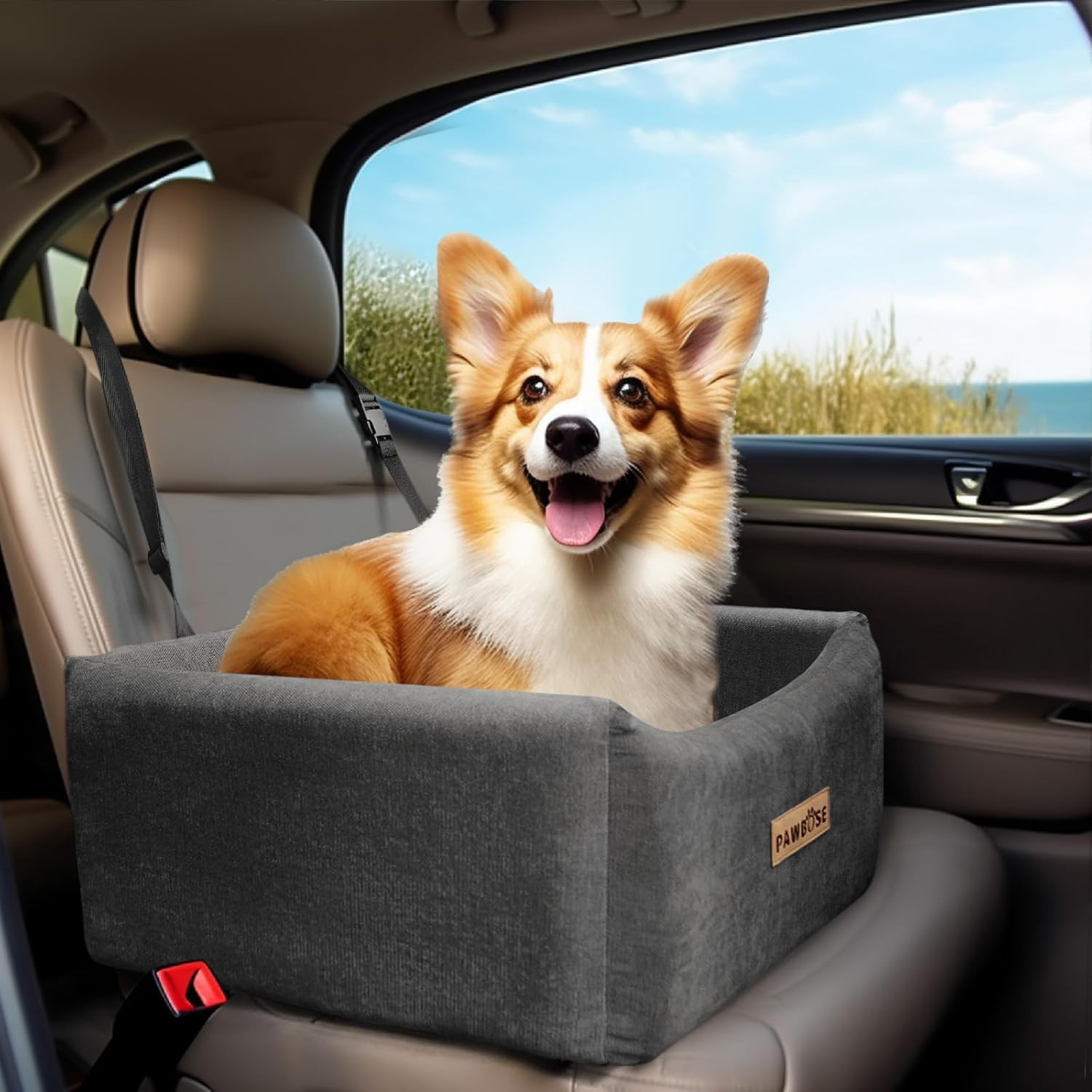 Siège auto pour animaux lavable pour éliminer les poils et protéger vos sièges - 2