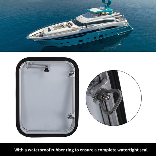 Boat Window Rounded Corner Square Heavy Duty Adjustable Waterproof Marine - Picture 4 of 22