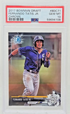 2017 Bowman Chrome FERNANDO TATIS JR RC Rookie Baseball Card PSA 10 GEM MINT
