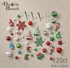 DecorbyHannah Christmas Ornaments Set,120 Shatterproof Red Green White... — photo 3