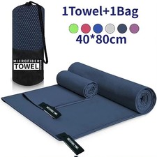 Quick Dry Microfiber Gym Towel Sports Workout Fitness Running Camping Swim Towel