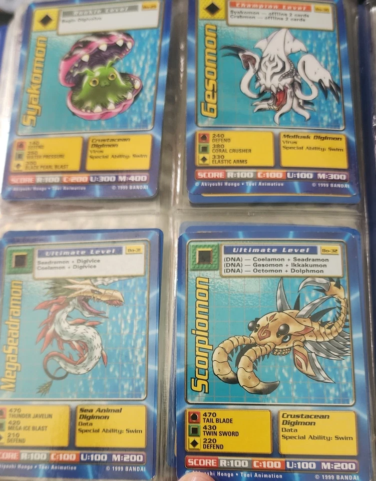 Digimon Series 1 Cards Various Instructions, Card Game Score Cards 1999 - Image 4 of 4