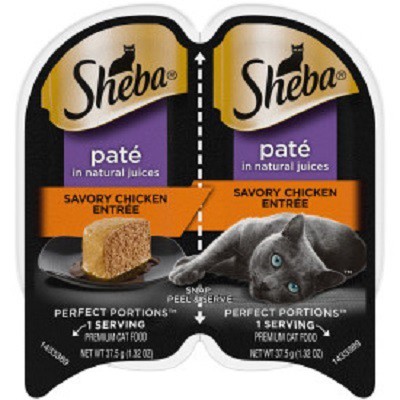 24er Pack - Perfect Portions Premium Pastete Nassfutter für Katzen, Hühnerfutter, 1,3 Unzen Jeweils