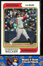 Christian Walker 2023 Topps Heritage #165 Arizona Diamondbacks Baseball