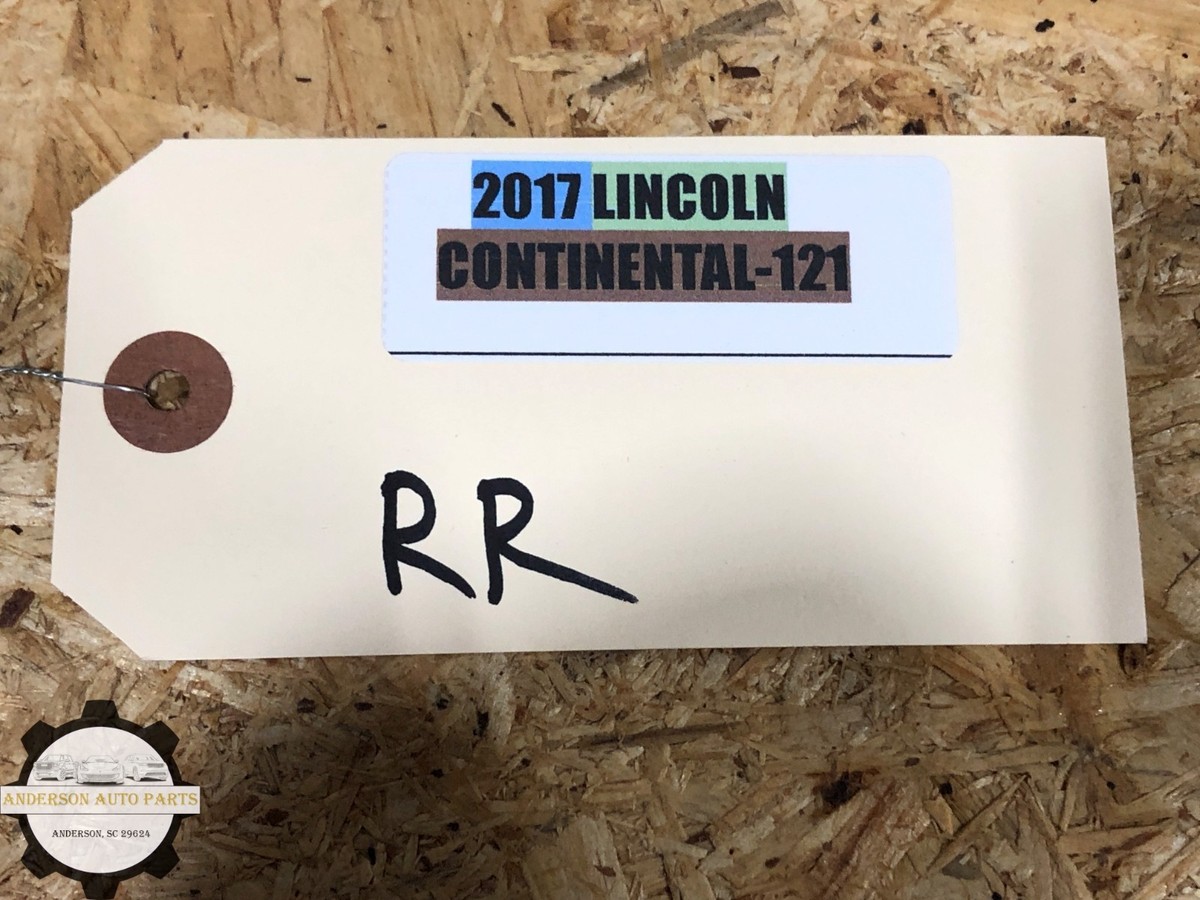2017-2020 LINCOLN CONTINENTAL RIGHT PASSENGER REAR DOOR SHELL