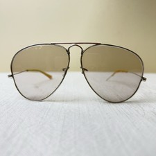 Vintage B L Ray-Ban USA Aviator Sunglasses Silver Tone for REPAIR/PARTS