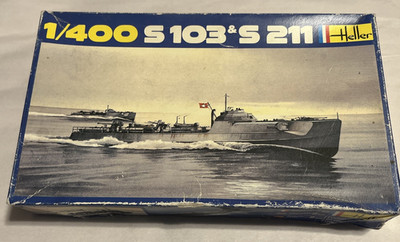 Heller 1/400 S 103 & S 211 Model Kit Boat Ship 1057 Free Shipping