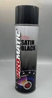Satin Black Spray Paint  Aerosol 500ml  Fast Drying Promatic, High Coverage
