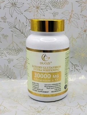 Duozi  30000mg. Glutathione Skin Whitening 60 Supplement 