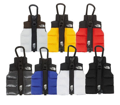 The North Face Nuptse Vest Keyring Keychain Bag Accessory 5 Colors NWTNHA5AS389