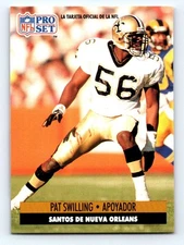 1991 Pro Set Spanish #241 Pat Swilling Fresh Break EX-EXMINT