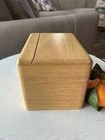 Wooden recipe box branded 'Newman's Own' — photo 3