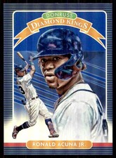 2020 Donruss Holo Blue Ronald Acuna JR. Dk #8