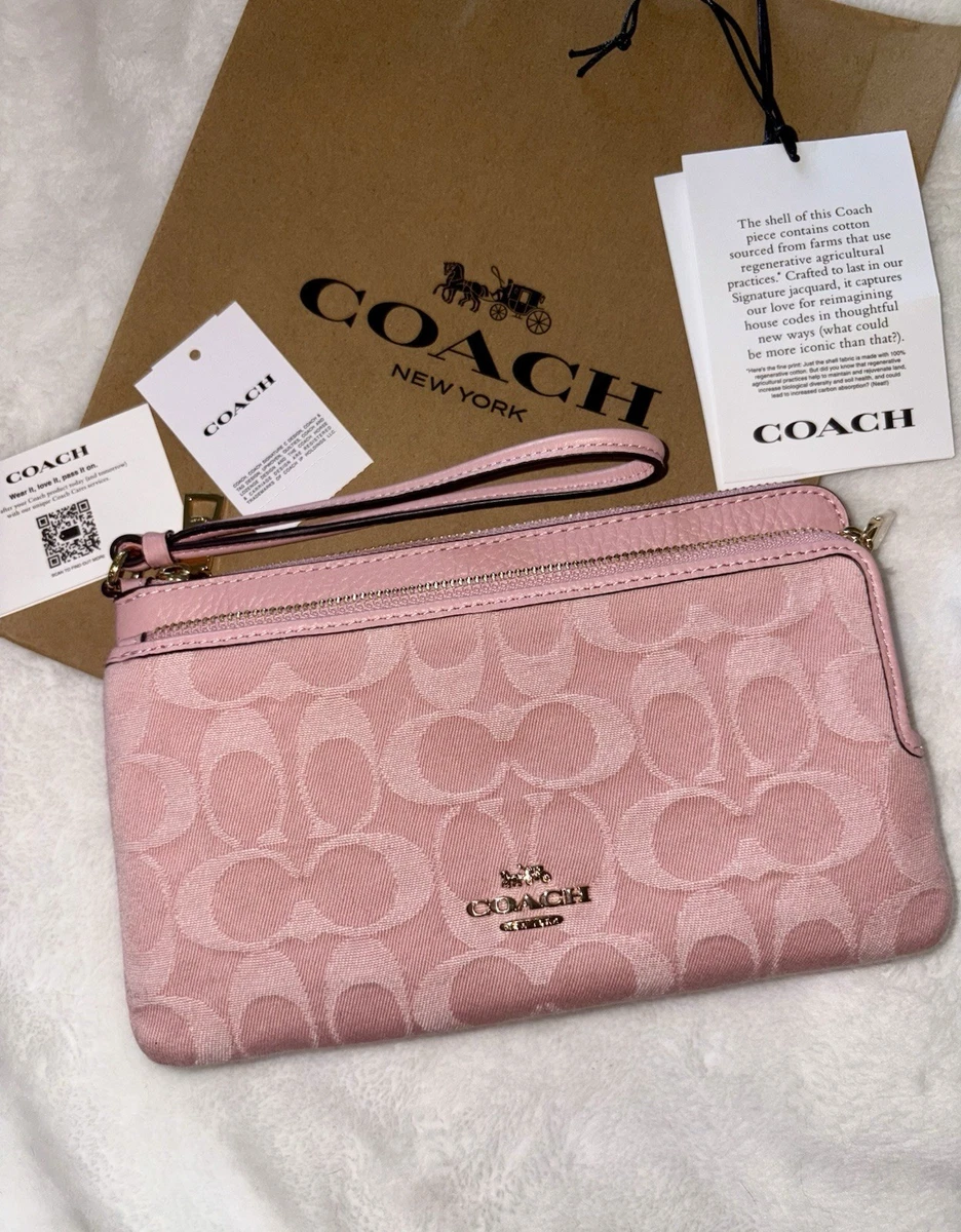 【希少】COACH Signature Pink CompactWallet Coach Canvas Pink Wallets for Women for sale | eBay